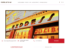 Tablet Screenshot of express-bar.com